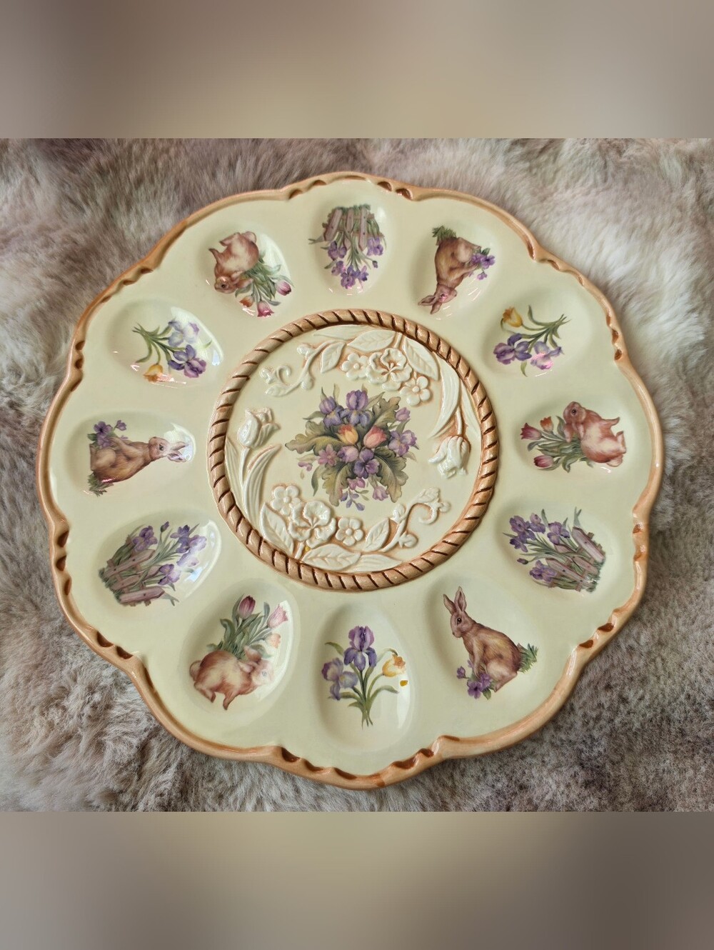 Cracker Barrel | Easter Treasures | Deviled Egg Plate
